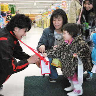 東北の選手と募金活動(2021-08-04)