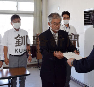 釧路林活議連、森林振興で振興局に要望(2021-09-01)