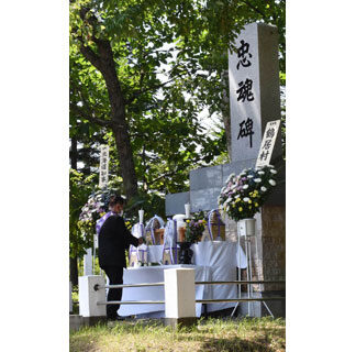 鶴居村で戦没者追悼式(2021-08-14)