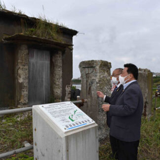 陸揚庫の保存、活用を応援　公明・佐藤議員が視察(2021-08-19)