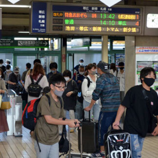 お盆帰省混雑なし(2021-08-14)