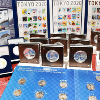 切手やコイン〝収集グッズ〟で五輪にエール_1(2021-08-15)