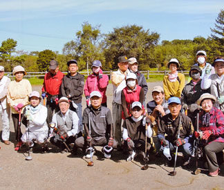 パークゴルフで　和気あいあいと　釧路新潟県人会(2021-09-28)