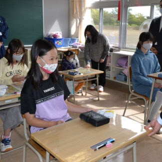 厚岸太田小で森林教室(2021-09-24)