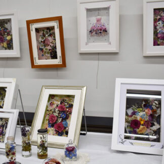 「レカンフラワーの魅力に触れて」　林さんが個展(2021-09-18)