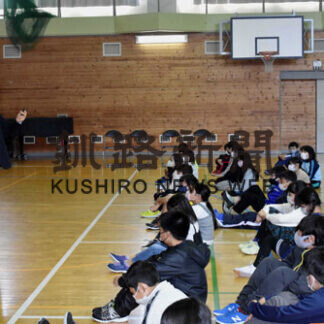 ゲームやＳＮＳ 注意点は 朝陽小で情報モラル教室(2021-09-27)