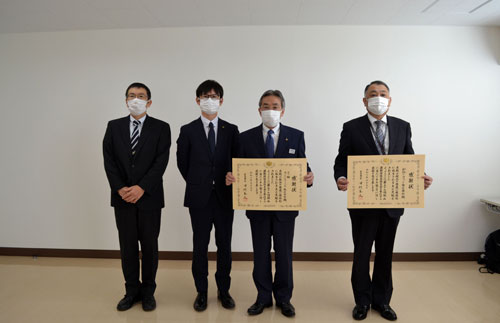 ２社に大臣感謝状　長年の献血活動に協力(2021-10-10)