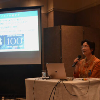 篠原ガバナー来訪、歴史説明や会場視察　国際ソロプチミスト釧路(2021-10-26)