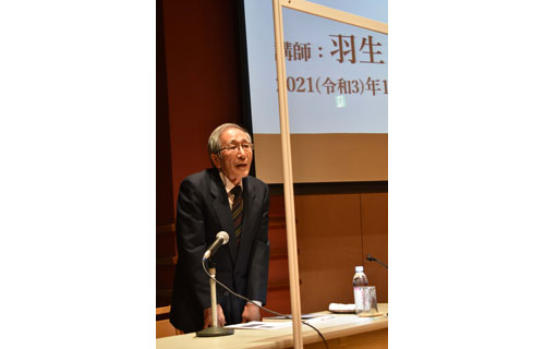 制作エピソードなど披露 日本画家・羽生氏講演(2021-10-17)