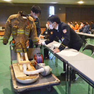 消防職・団員研究発表会で新機器考案(2021-10-17)