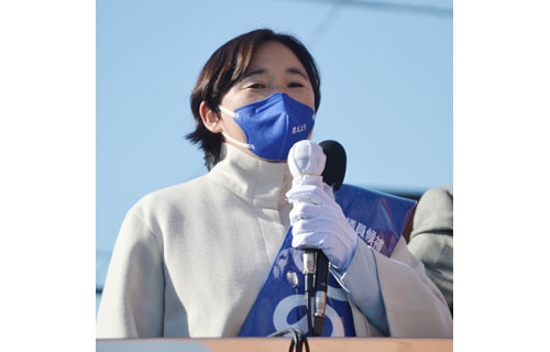 三つどもえ7区、政策訴え 舌戦スタート_1(2021-10-20)