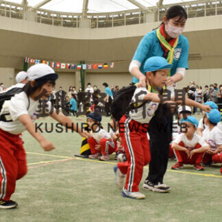 運動会、園児ら笑顔(2021-10-07)