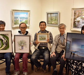 釧路郷土画家５人が合同展(2021-10-04)