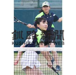 中標津男子４連覇、女子は羅臼が優勝　ソフトテニス高校新人戦_1(2021-10-05)
