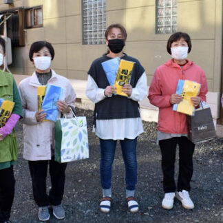 春採夕陽ケ丘町内会 全戸にごみ袋配布(2021-10-21)