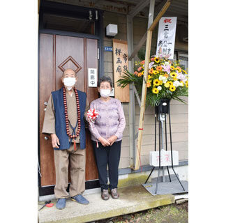 達磨大師描く三富さん、念願の画廊開設(2021-10-25)