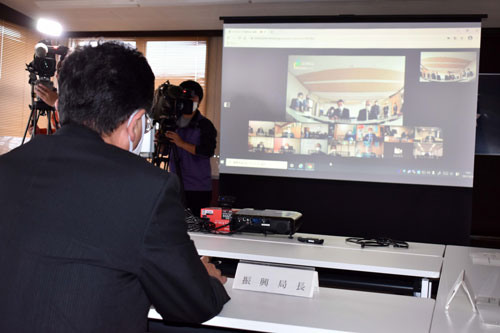 漁業被害対策協を設置 赤潮の出現状況説明(2021-10-27)