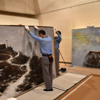 羽生輝作品展一部入れ替え　きょうから後期日程(2021-11-09)