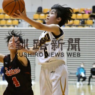 富原女子５連覇　男子は釧青陵Ｖ２　中学バスケ新人戦_1(2021-11-08)