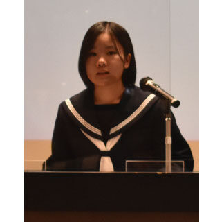 櫻田（野付中）岡田さん（計根別学園）最優秀　別海と中標津で少年の主張大会(2021-11-30)