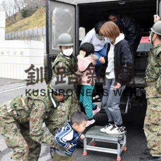 昆布森西地区で住民らが防災訓練(2021-11-07)