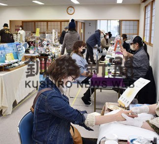 釧路町でイベント　手作り品や占い、キッチンカー堪能(2021-11-21)