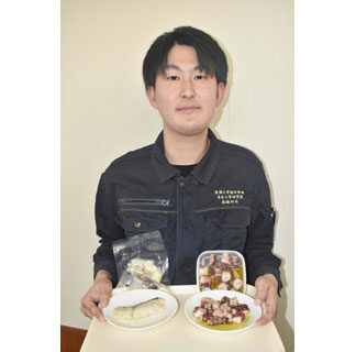 根室産水産物をレンジで手軽に　東海大の高橋さん２品試作(2021-11-30)