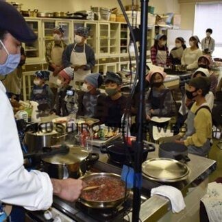 根室振興局がエゾシカ肉料理教室(2021-12-22)