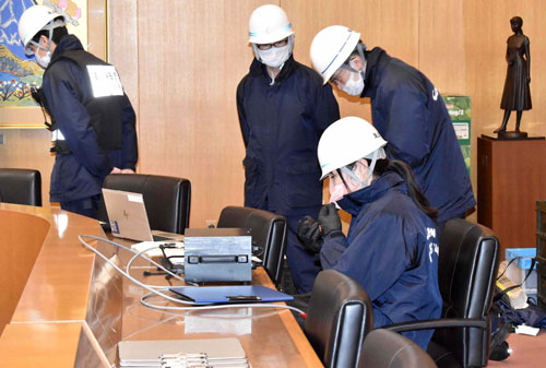根室海保が大規模災害発生時の庁舎機能移転訓練(2021-12-14)
