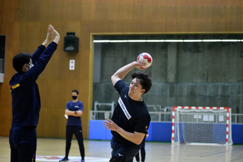 強力なシュートを武器とする戸井選手