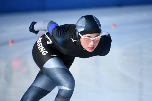 前田(中標津広陵中出)女子3000で4位 スピード全日本ジュニア選手権(2021-12-12)