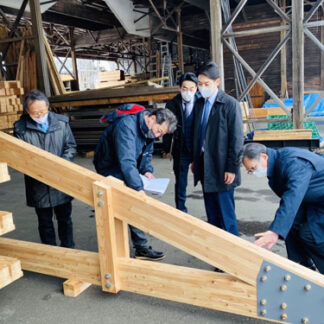 木材現場の問題点しっかりと協議　知事と業者が意見交換(2021-12-18)