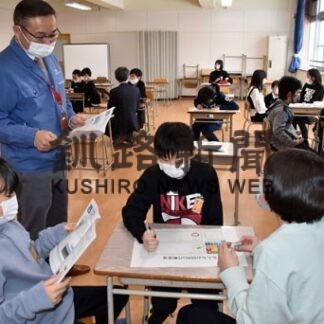 美原小でＳＤＧｓ出前授業(2021-12-26)