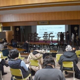 人集まる北大通に　くしろ元町青年団講座、公立大生が研究発表(2022-02-28)