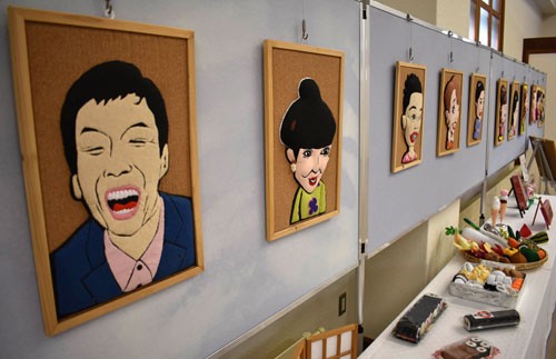 個性豊かなフェルトや切り絵作品並ぶ(2022-02-12)