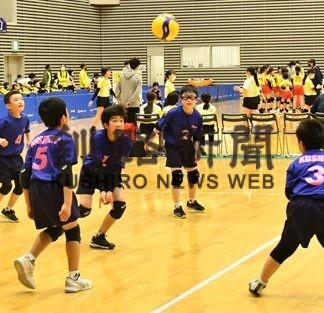 地元釧路の４チーム４強　バレー北海道小学生フェス(2022-05-01)