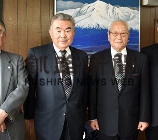 善行会釧根支部新役員が来社　(2022-04-12)