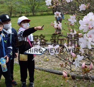 地域の植生ビンゴで学ぶ　音別小児童がワークショップ(2022-05-26)