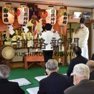 日枝神社、歴史に幕　魂抜きとしまい神事(2022-05-03)