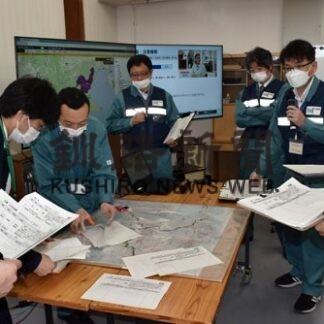 災害時の対応確認　振興局が指揮室設置訓練(2022-05-20)