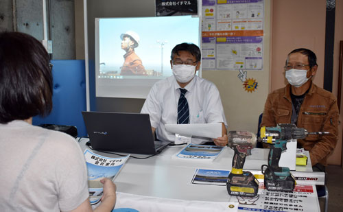 建設、製造業に興味を 釧路で合同企業説明会(2022-07-15)