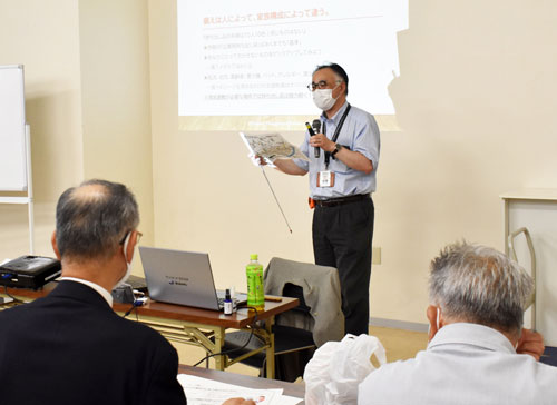 日ごろの備蓄が大切 橋北東部地区で防災講演会(2022-07-20)