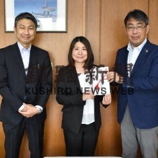 春採湖の情報発信へ　有志団体、博物館に３０万円寄付(2022-07-06)