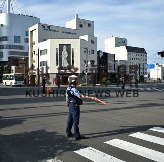 北大通で信号機一時作動せず(2022-08-01)