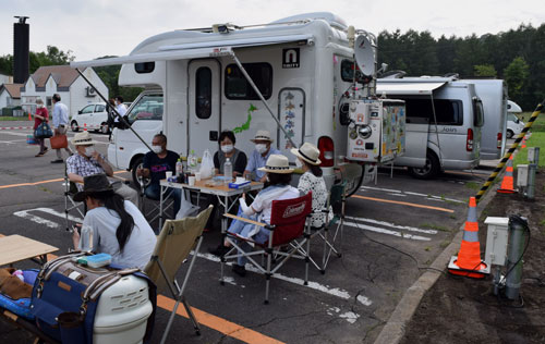 市内初「RVパーク」供用 道の駅阿寒(2022-07-14)