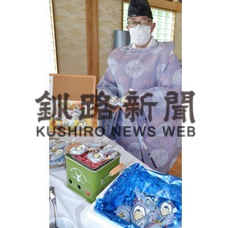 カキのおみくじ 人気じわり　厚岸神社(2022-07-10)