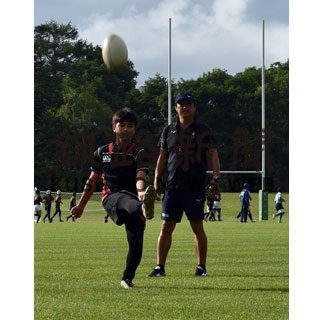 日体大ラグビー部４年ぶり中標津来町　地元中高生ら指導(2022-08-05)