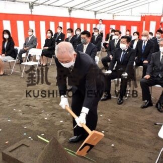 昭和啓生園一部改築　工事の安全祈願(2022-08-31)