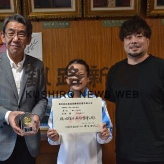 木村さん（青葉小５年生）全道Ｖ　体操女子総合、釧根で初(2022-08-29)