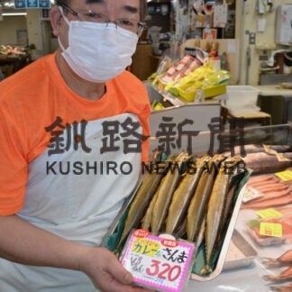 「カレー味のサンマ」食べてみて　釧路和商市場で販売(2022-08-14)